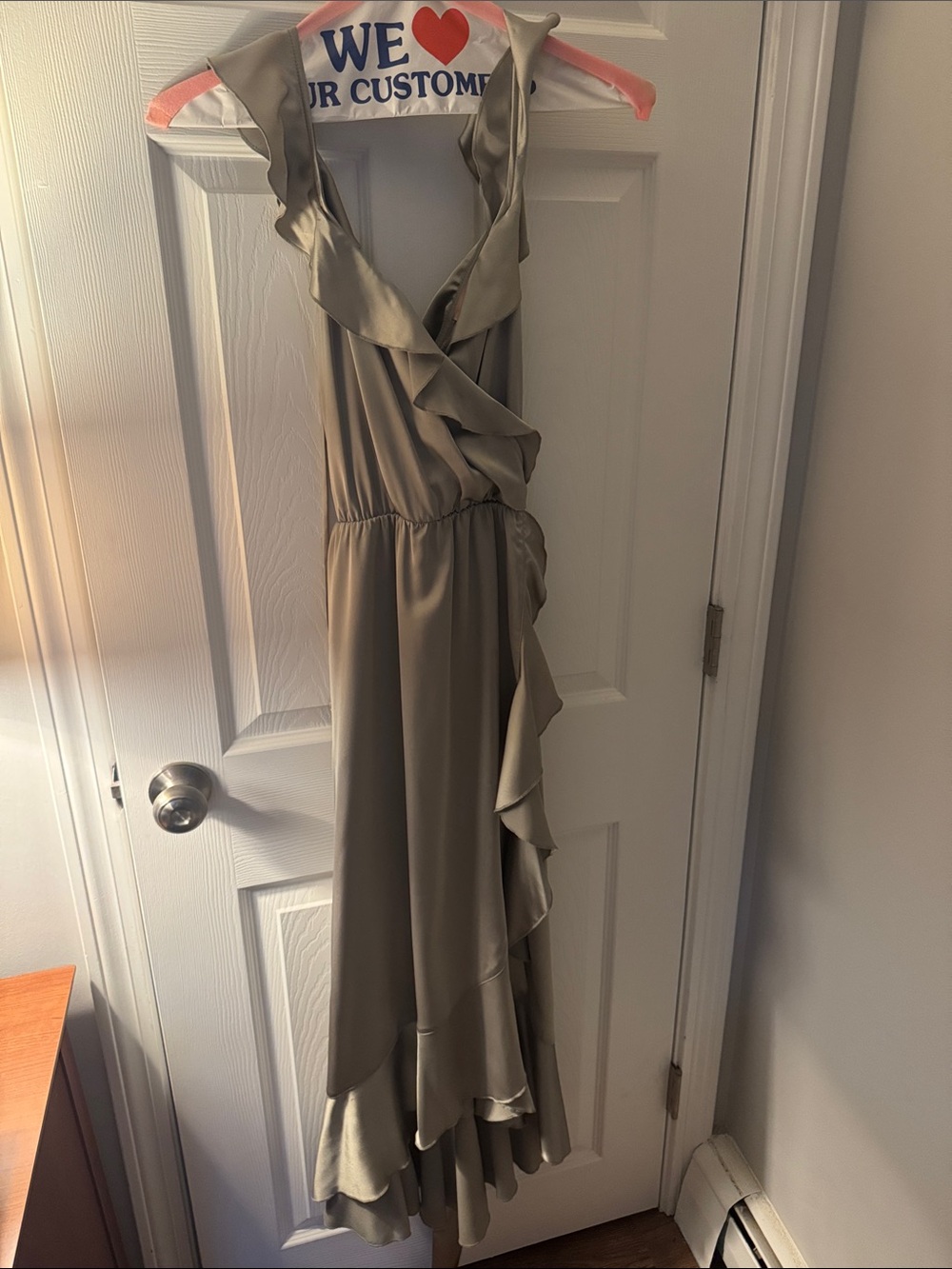 Sage Green Show Me Your Mumu Wrap Dress